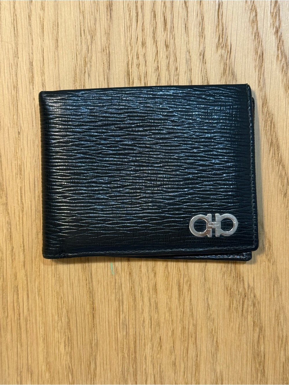 Ferragamo Men’s Revival Gancini Coin Pocket Wallet